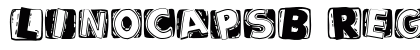 LinocapsB Regular Font Preview