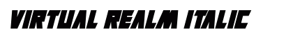 Virtual Realm Italic preview