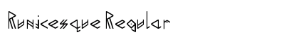 Runicesque Regular Font Runicesque Regular Font Preview