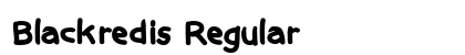 Blackredis Regular Font Preview