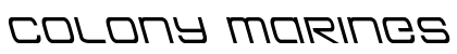 Colony Marines Leftalic Italic Font Colony Marines Leftalic Italic Font Preview