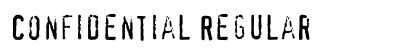 Confidential Regular font free download