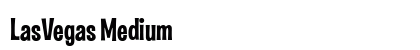 LasVegas Medium Font Preview