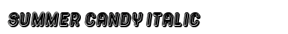 Summer Candy Italic preview Summer Candy Italic preview