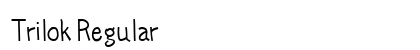Trilok Regular Font Preview