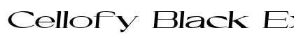 Cellofy Black ExtExp Ita Italic preview Cellofy Black ExtExp Ita Italic preview