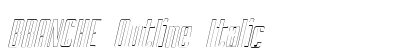 BRANCHE Outline Italic preview