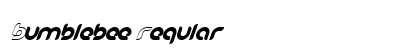 Bumblebee Regular Font Preview