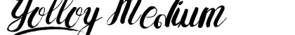 Yol+loy Medium Font Preview Yol+loy Medium Font Preview
