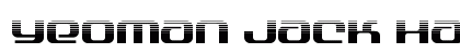 Yeoman Jack Halftone Regular Font Preview Yeoman Jack Halftone Regular Font Preview