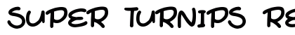 Super Turnips Regular Font Preview