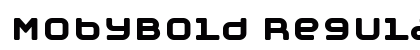 MobyBold Regular Font Preview