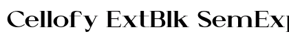 Cellofy ExtBlk SemExp Regular preview Cellofy ExtBlk SemExp Regular preview