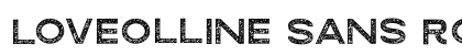 Loveolline Sans Ro F Regular preview Loveolline Sans Ro F Regular preview
