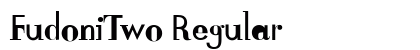 FudoniTwo Regular Font Preview