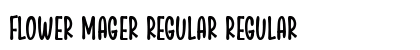 Flower Mager Regular Regular Font Preview