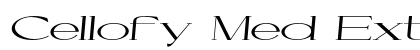 Cellofy Med ExtExp Ita Italic preview Cellofy Med ExtExp Ita Italic preview