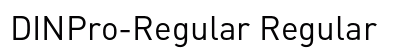 DINPro-Regular Regular font free download