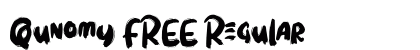 Qunomy FREE Regular Font Preview