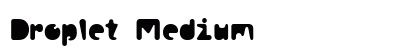 Droplet Medium font free download