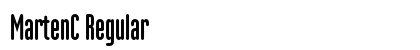 MartenC Regular Font MartenC Regular Font Preview