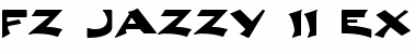 FZ JAZZY 11 EX Normal Font