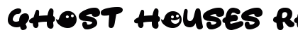 Ghost HOuses Regular Font Preview