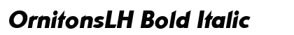 OrnitonsLH Bold Italic font free download