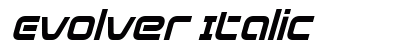 Evolver Italic preview