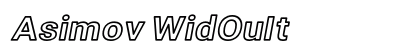 Asimov WidOuIt Font Preview