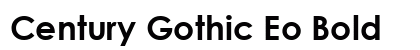 Century Gothic Eo Bold Font Preview