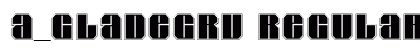 a_GladeGrv Regular Font Preview