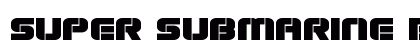 Super Submarine Expanded Expanded Font Preview