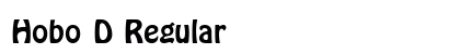 Hobo D Regular font free download