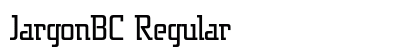 JargonBC Regular font free download