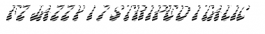 FZ JAZZY 17 STRIPED ITALIC Font