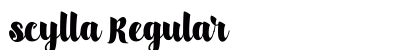 scylla Regular Font scylla Regular Font Preview