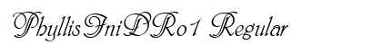 PhyllisIniDRo1 Regular font free download
