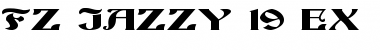 FZ JAZZY 19 EX Font