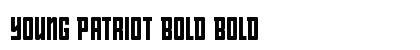 Young Patriot Bold Bold Font Preview