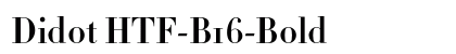 Didot HTF-B16-Bold font free download