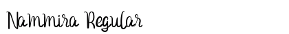 Nammira Regular Font Preview