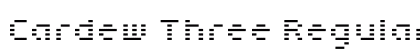 Cardew Three Regular Font Preview