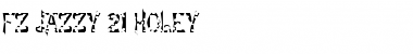 FZ JAZZY 21 HOLEY Normal Font