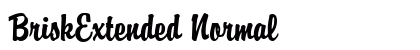 BriskExtended Normal Font BriskExtended Normal Font Preview