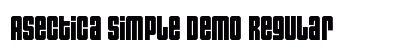 Asectica Simple Demo Regular