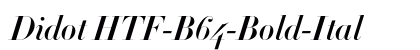 Didot HTF-B64-Bold-Ital Preview