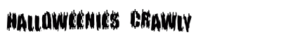 Halloweenies Crawly Font Preview
