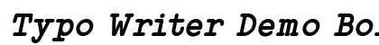 Typo Writer Demo Bold Italic preview Typo Writer Demo Bold Italic preview