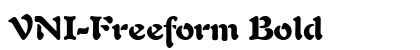 VNI-Freeform Bold font free download